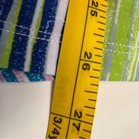 Lee Riders striped sleeveless top blouse bright multicolored women’s Size XL - Picture 3 of 7